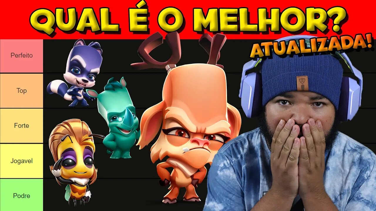 QUAL É O MELHOR PERSONAGEM DO ZOOBA | TIER LIST #4