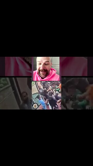 Blueface gets punched by Chrisean's Dad then punches back.