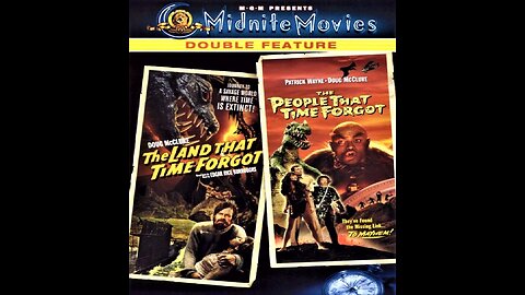 THE LAND THAT TIME FORGOT 1974 & THE PEOPLE THAT TIME FORGOT 1977 Sci-Fi Adventure DOUBLE FEATURE