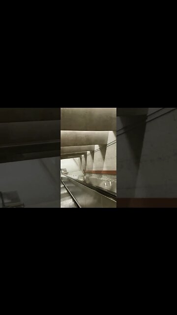 Stunning Bonaventure escalator #viralvideo #montreal