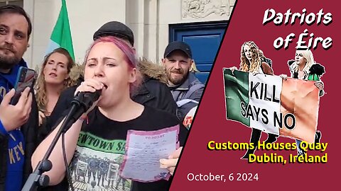 Patriots of Eire Rally: Freedom March in Dublin – October 6th, 2024