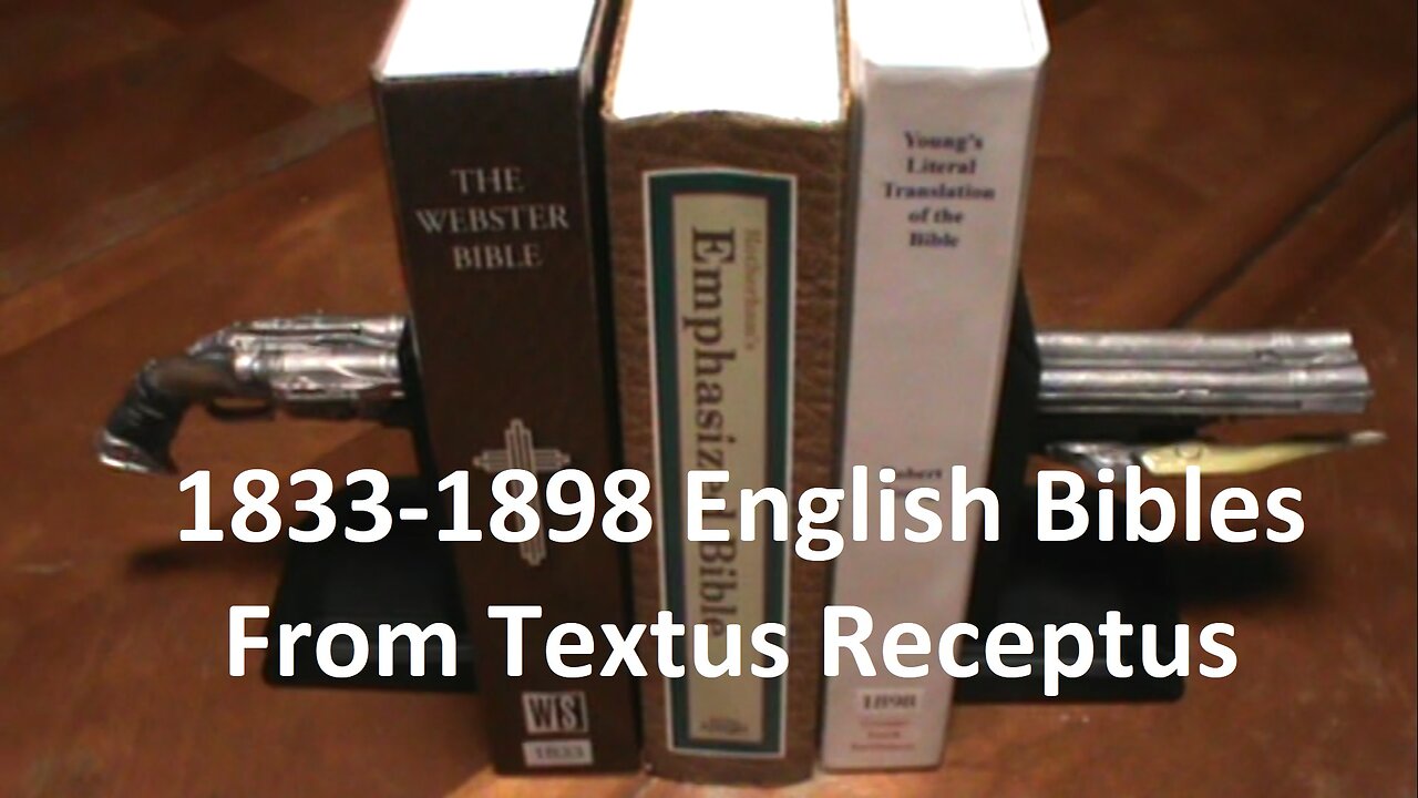 1833-1898 English Bibles from T.R.