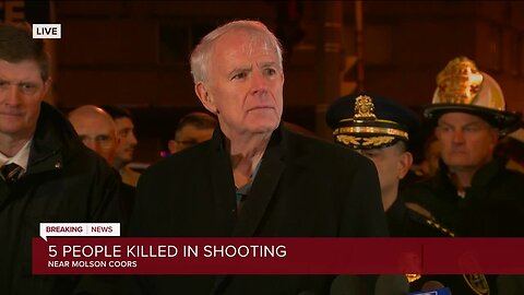 Mayor Tom Barrett gives an update on fatal Molson Coors shooting