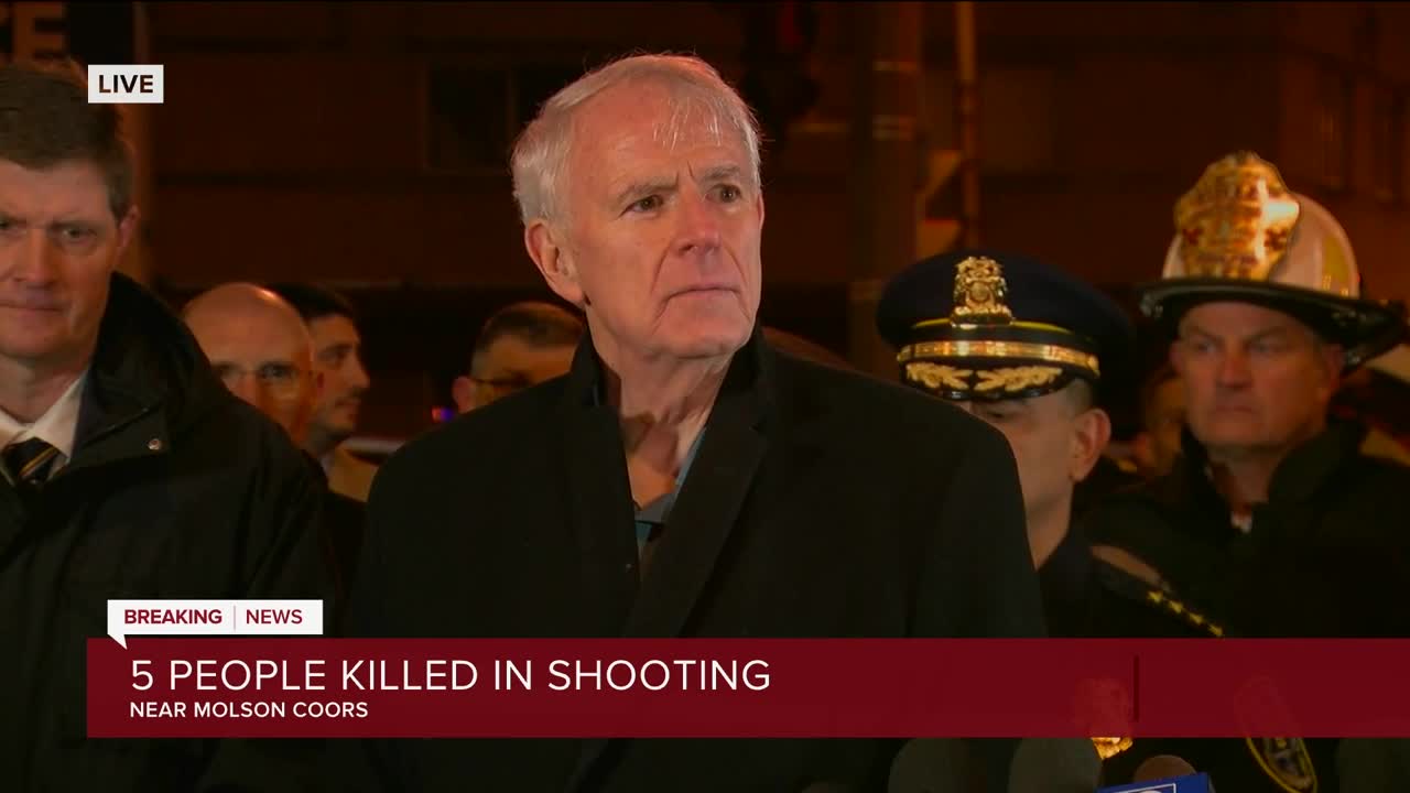 Mayor Tom Barrett gives an update on fatal Molson Coors shooting