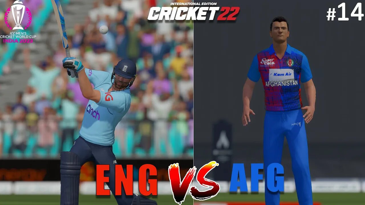 AFGHANISTAN vs ENGLAND - Match in India - Cricket 22 ODI World Cup 2023