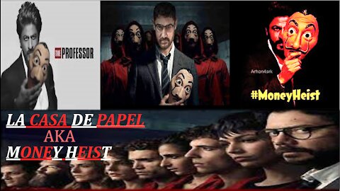 Indian Money Heist |Shah Rukh Khan |Bollywood |Remake 2021 |Bella ciao La Ca Sade Papel |Netflix