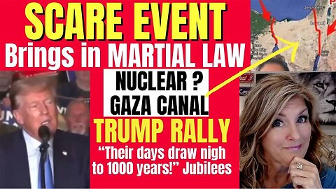 Scare Event Brings in Martial Law - Trump Rally- Live 1000 Years! 11-13-23