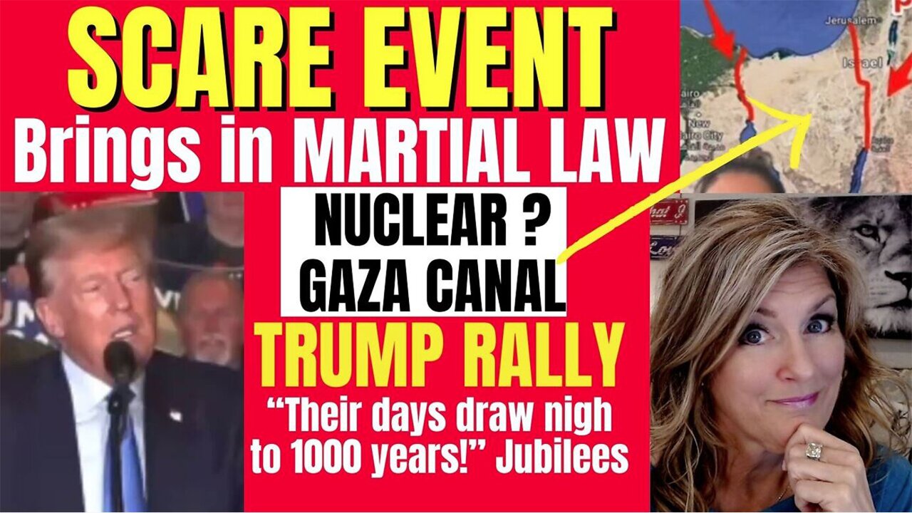 Scare Event Brings in Martial Law - Trump Rally- Live 1000 Years! 11-13-23