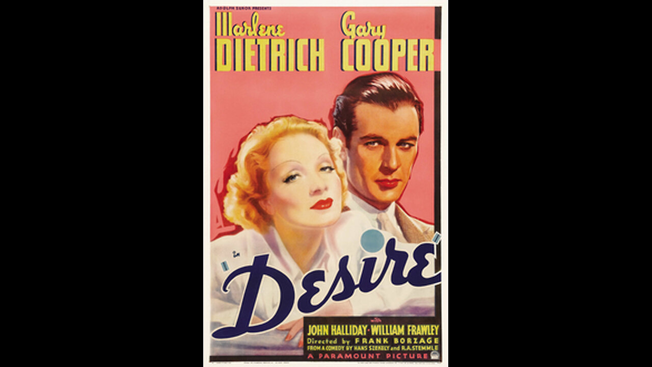 Trailer - Desire - 1936