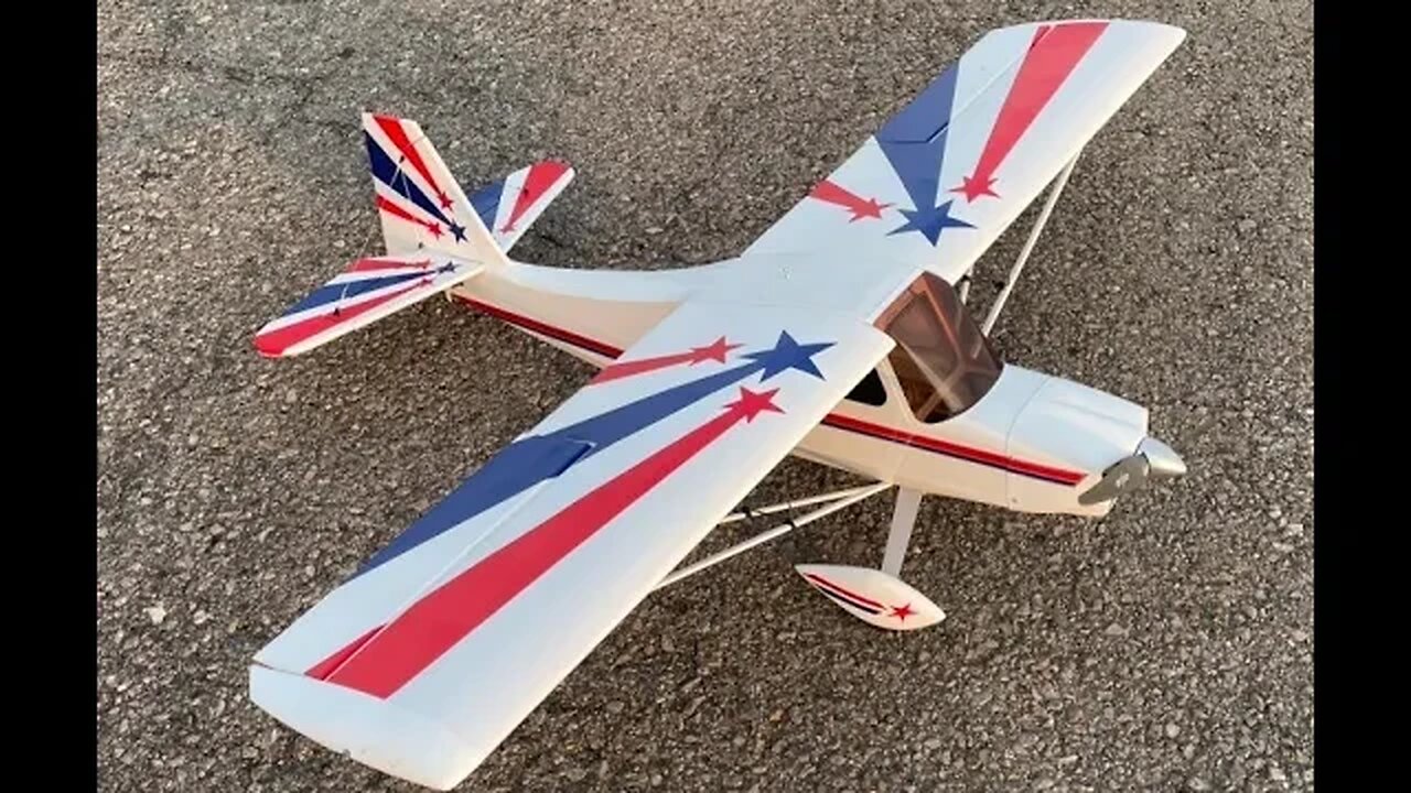 OMP Hobby Super Decathlon 55 Inch Balsa Airplane Receiver Ready
