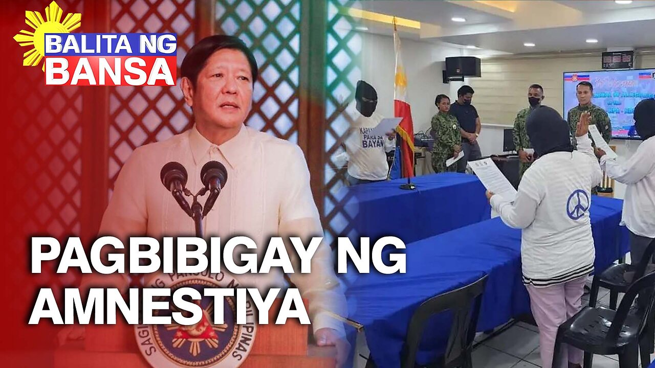 PBBM, kinokonsidera ang pagbibigay ng amnestiya sa lahat ng kalaban ng gobyerno- OPAPRU