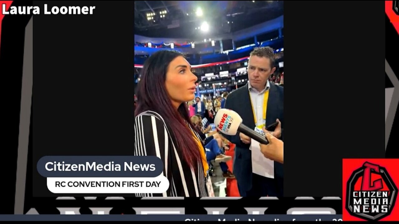 RNC 2024 - Laura Loomer Denounces Biden's Alleged 'Bullseye' Comment as Incitement at RNC