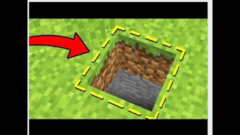Never dig down in Minecraft