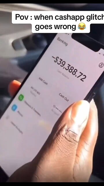 Bro never doing the cashapp glitch again😭