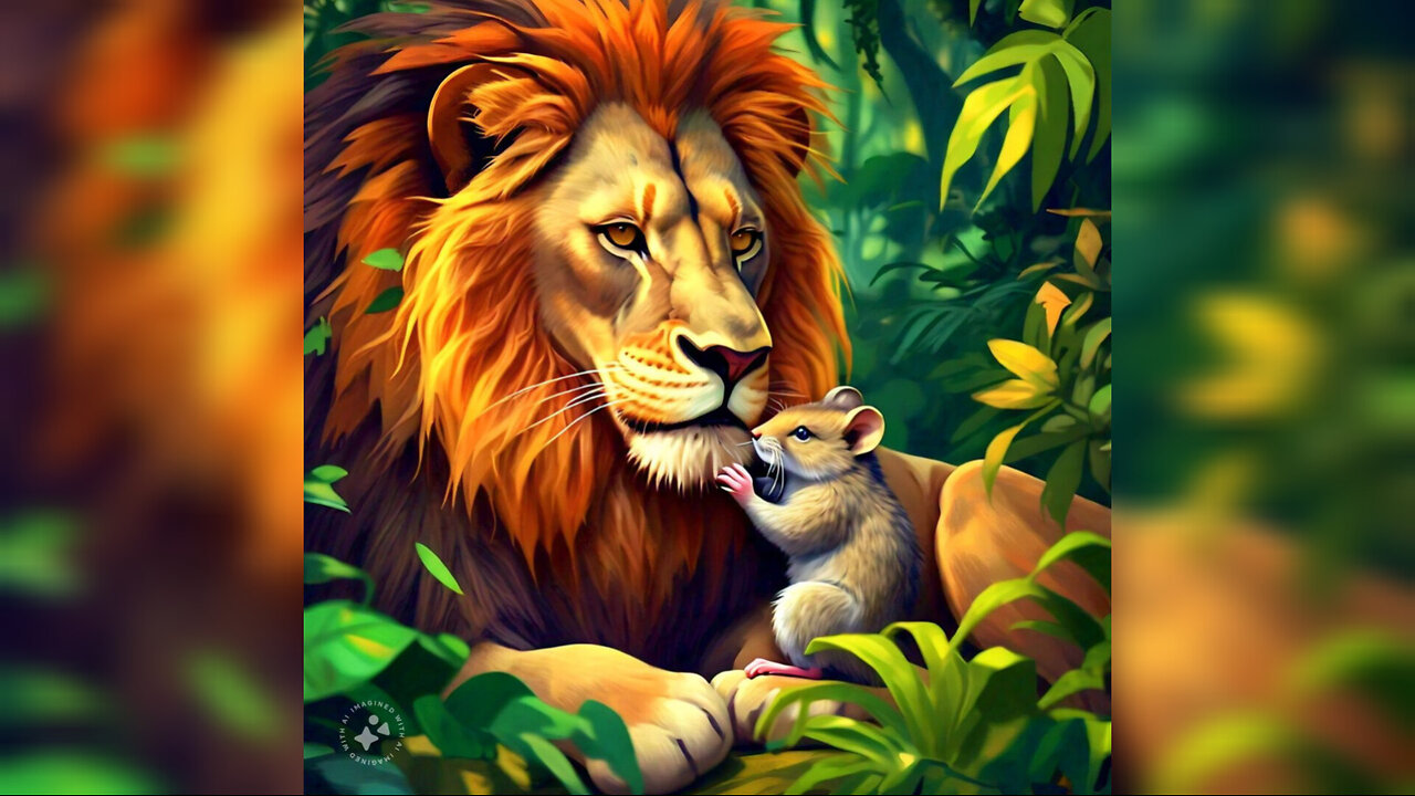 King Of Jungle || The Story of Lion || Story of Lion🦁 & Mouse🐀