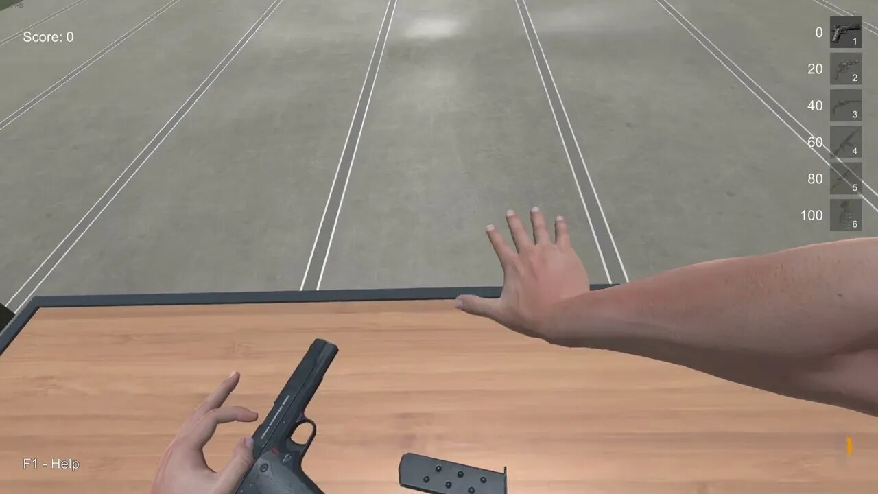 Hand Simulator Pt.2-Shooting Range