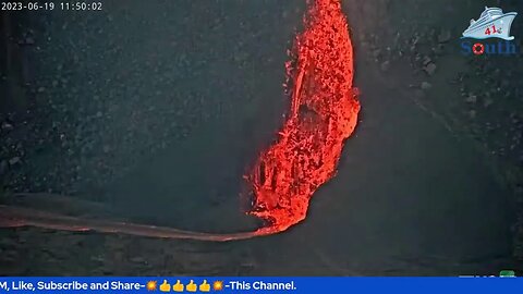 Kīlauea Volcano Live Stream - Halemaʻumaʻu crater Realtime. 20/06/2023.