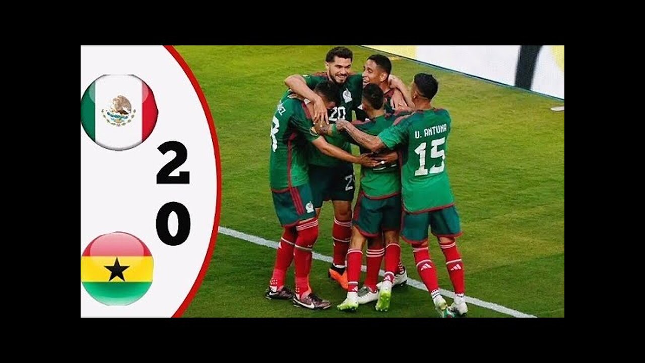 Mexico vs Ghana 2-0 Highlights & All Goals - International Friendly Match 2023