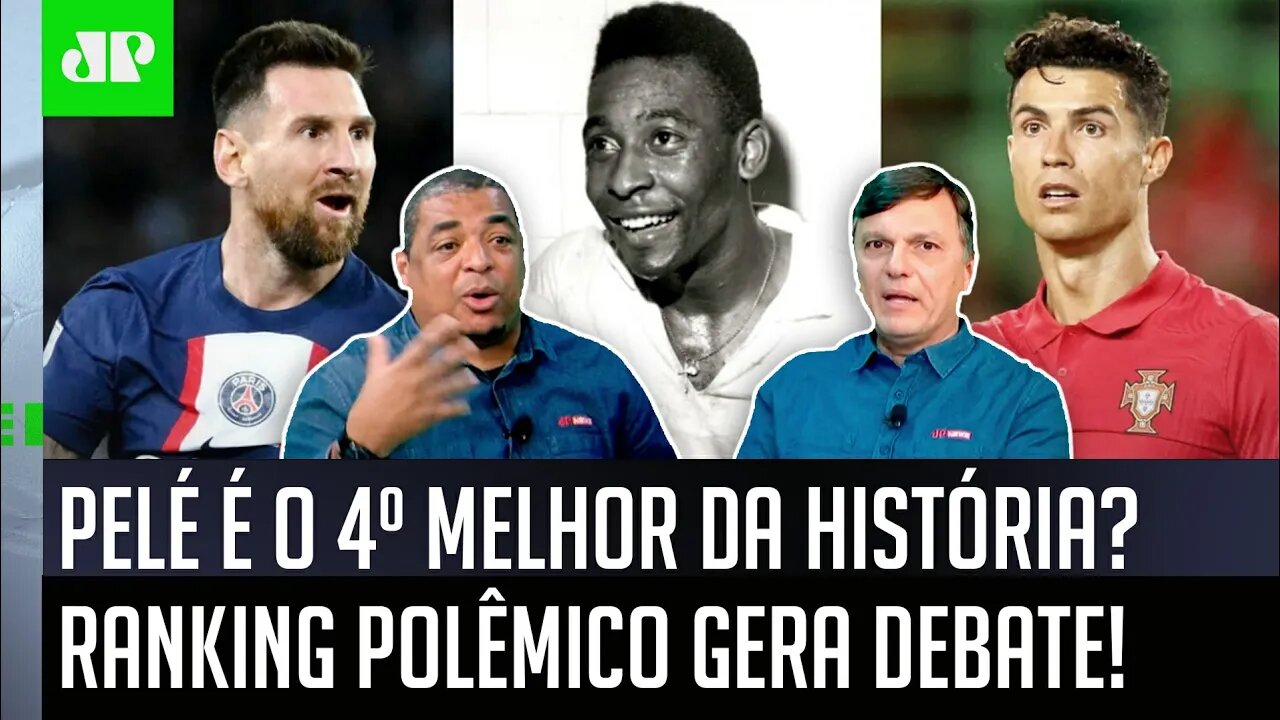 "EU SÓ IGNORO! ISSO aí é..." Revista põe Messi e CR7 À FRENTE de Pelé e gera ÓTIMO DEBATE!