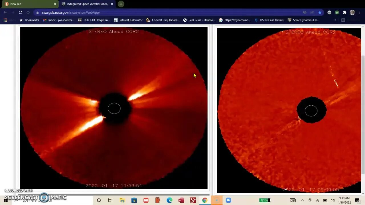 Schumann down in Russia, Space Weather update