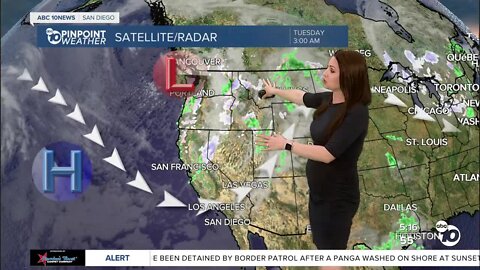 ABC 10News Pinpoint Weather with Meteorologist Megan Parry