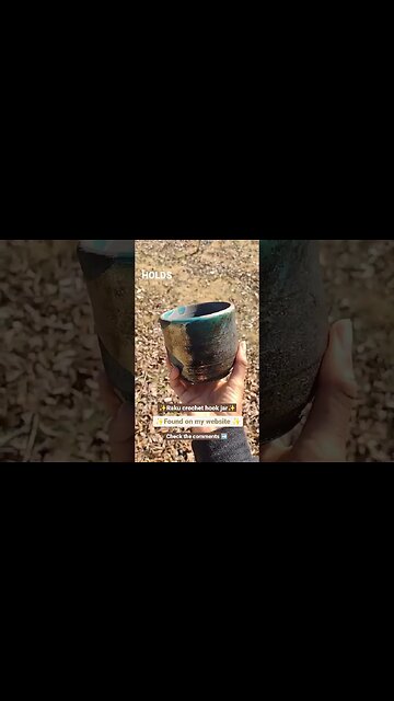 ✨Meet Contessa✨ #pottery #crochet #raku #crochethooks