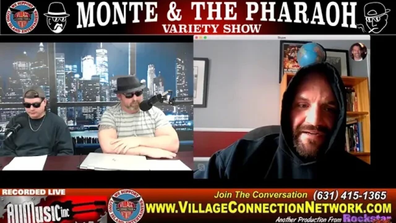@Monte & The Pharaoh LI#1 Pro Wrestling Broadcast Present @THE HANNIBAL TV in studio