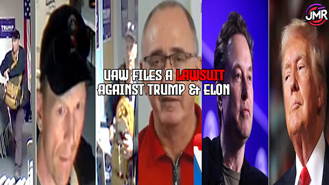 Lunatic BREAKS INTO Trumps Campaign office & UAW files federal labor charges AGAINST Elon & Trump