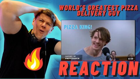 World’s Greatest Pizza Delivery Guy! ((IRISH REACTION!!))