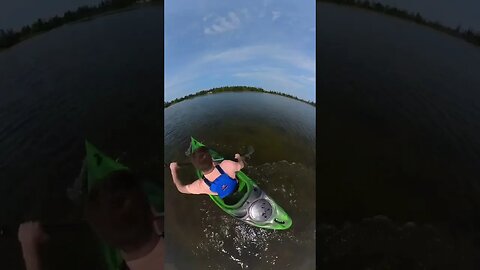 Kayaking in a River 🛶 #kayak