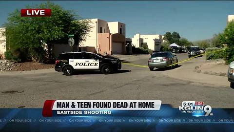 Man, teen found dead at eastside home
