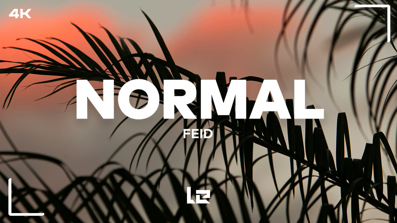 Feid - Normal (Lyrics) (4K)