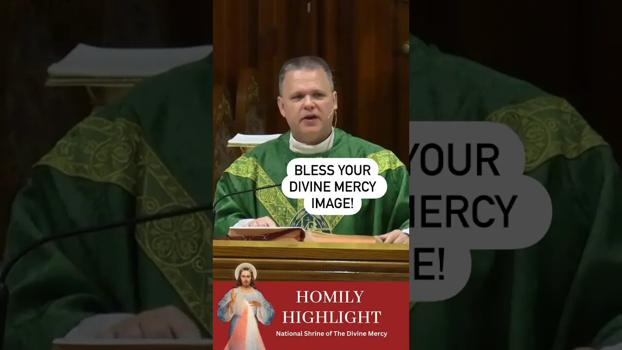 Bless your #DivineMercy Image! #homilyhighlight #marianfathers #catholic #christian