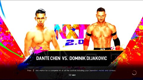NXT Dijak vs Dante Chen