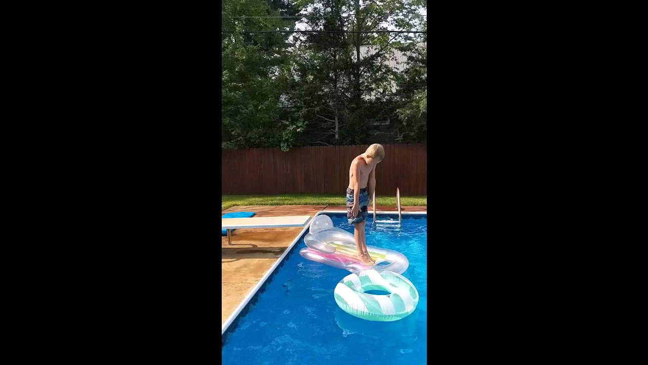 Diving in the summertime