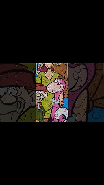 This was such a fun puzzle! #puzzle #hannabarbera #theflintstones #scoobydoo #shorts
