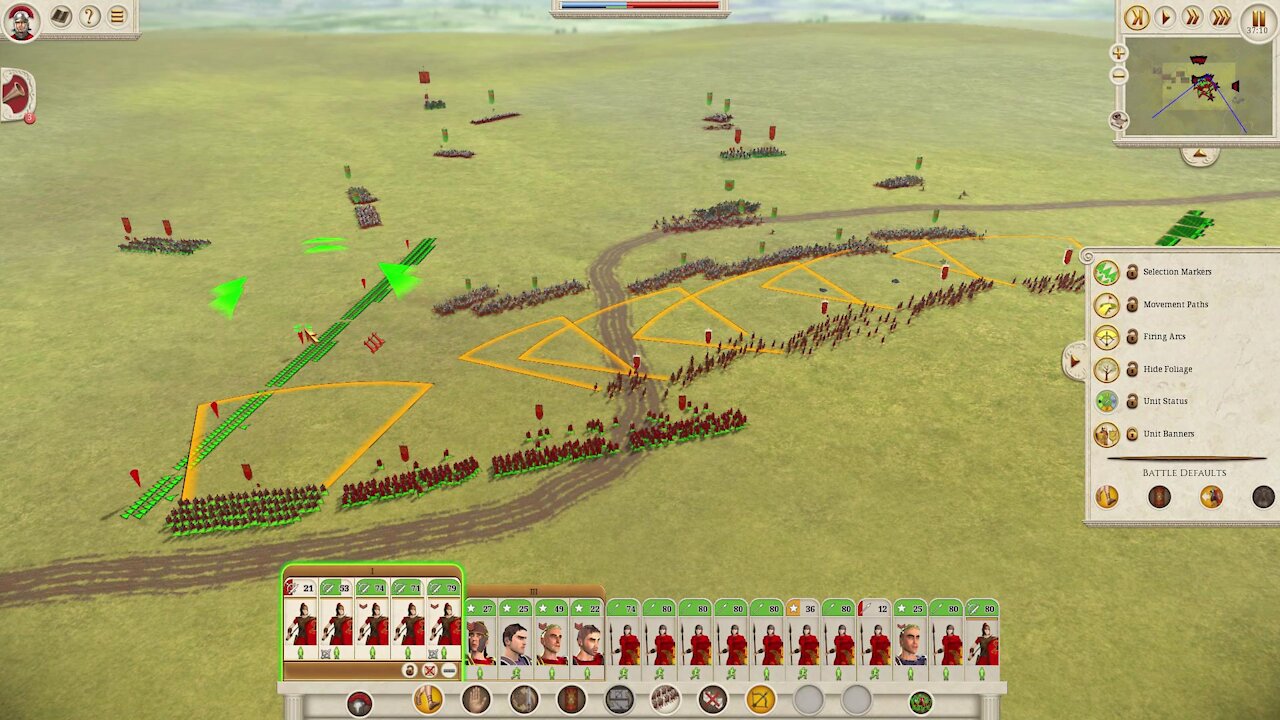 Total-War Rome Julii part 7,Huge battle
