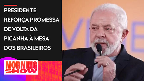 Em evento no ABC, Lula retoma discurso eleitoral sobre picanha mais barata