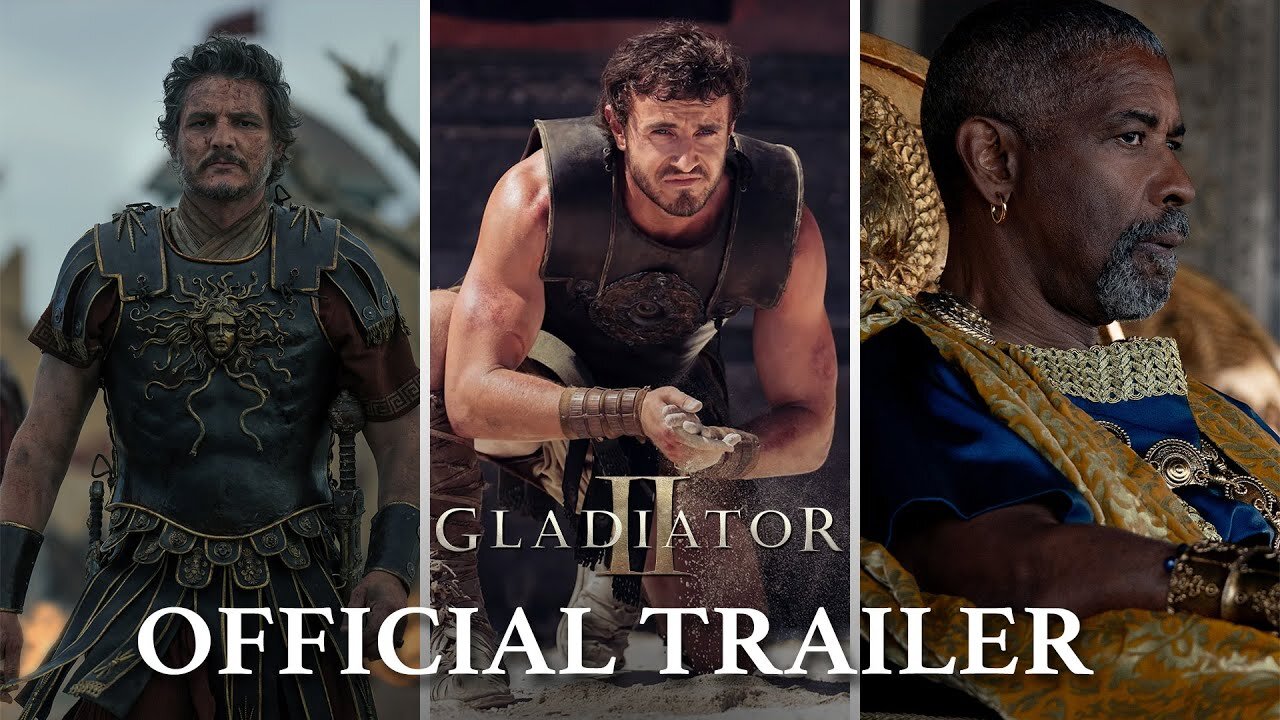 Gladiator II - Official Trailer (2024 Movie) - Paul Mescal, Pedro Pascal, Denzel Washington