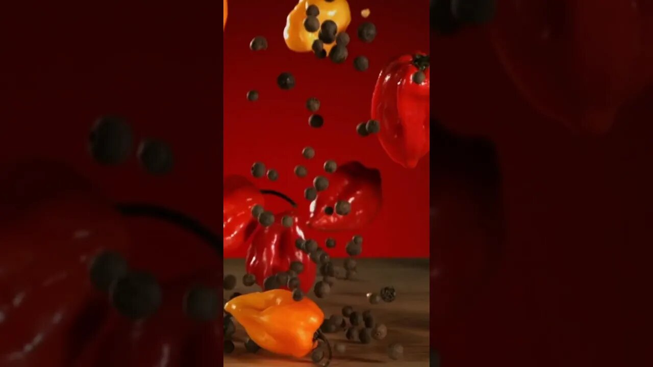 Red & Black Peppers Falling 😲 #shorts #shortsfeed
