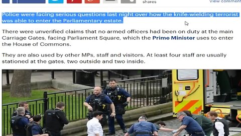 POLICE TOLD TO STAND DOWN IN LONDON 322 TERROR ATTACK - ron johnson - 2017