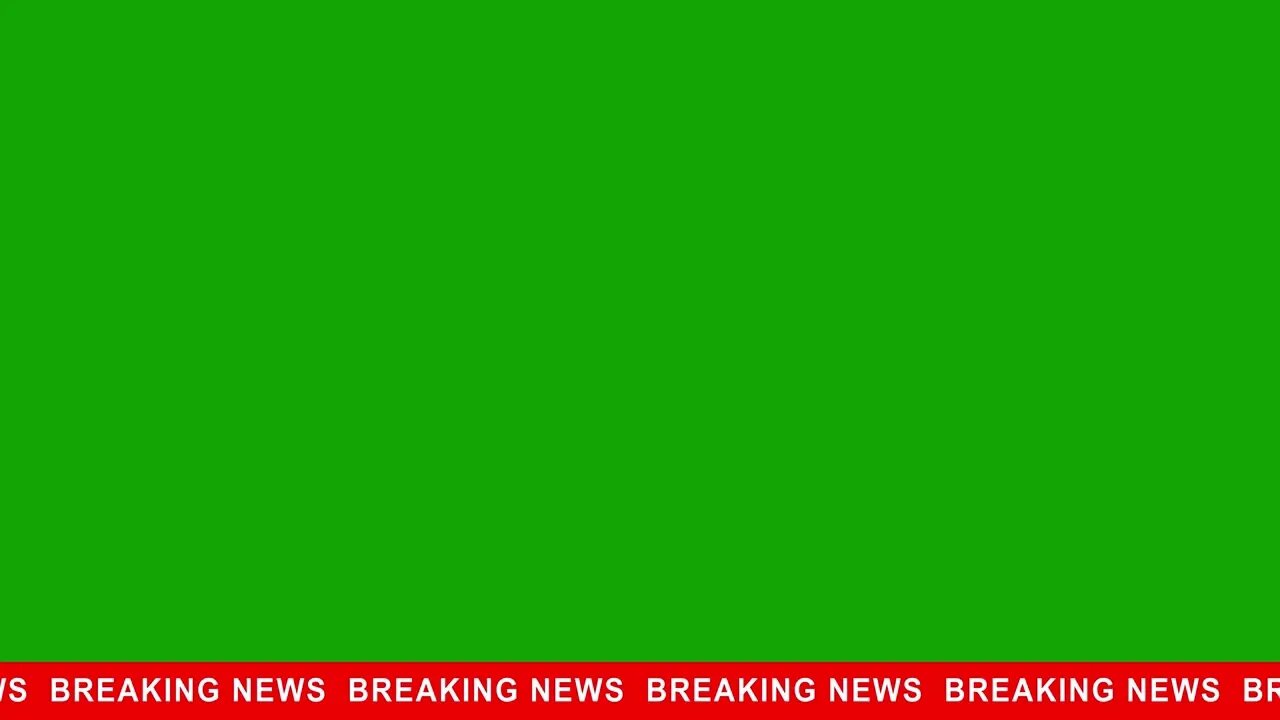 Breaking News Animated Lower Banner Green Screen Overlay Motion Graphics 4K UHD Copyright Free