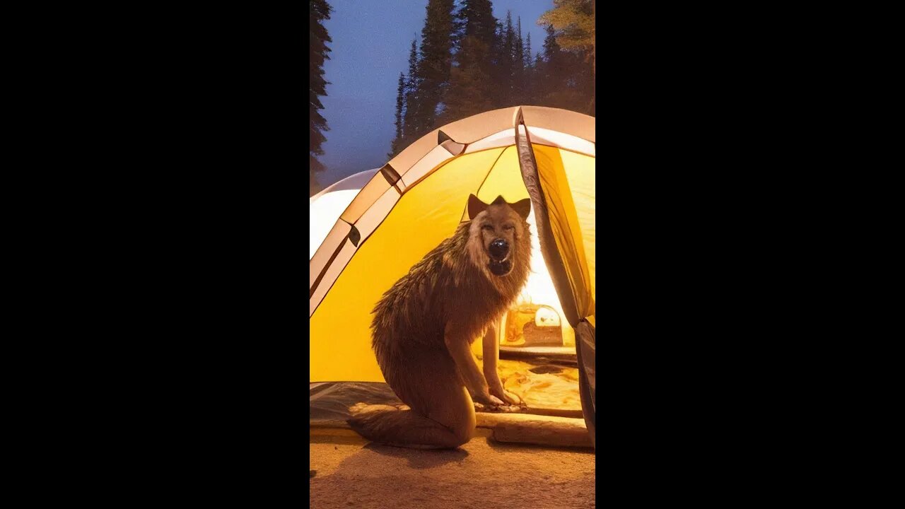 Dogman Reached Into My Tent #shorts