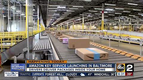 Amazon Key service launches in Baltimore Wednesday