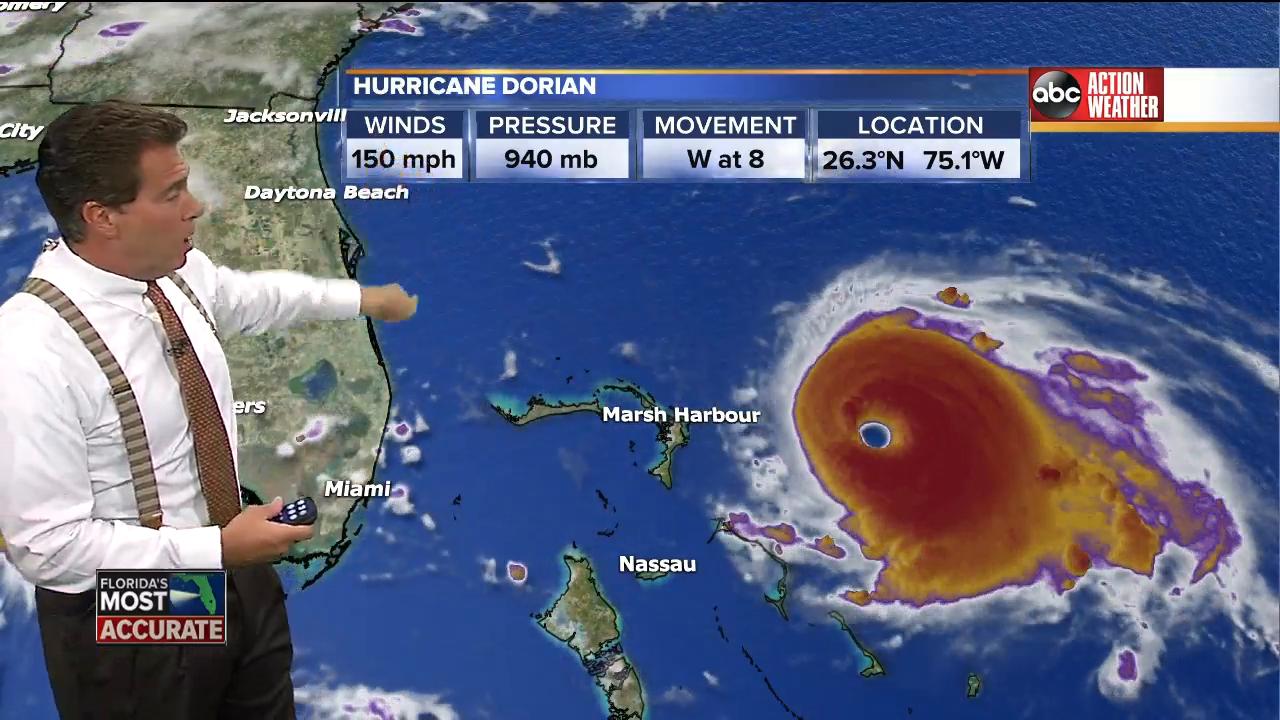 Hurricane Dorian Saturday 11pm Update