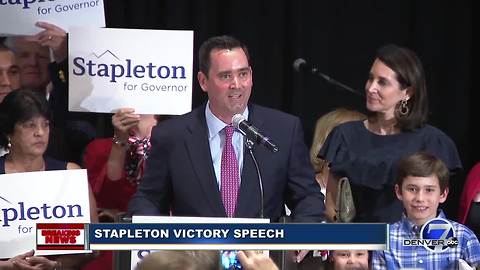 Colorado primaries: Walker Stapleton victory speech