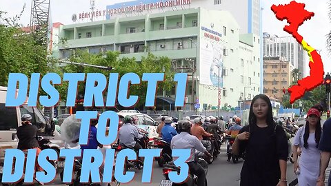 Saigon (Ho Chi Minh City) 4K Walk | District 1 to District 3 | Vietnam 2023 🇻🇳