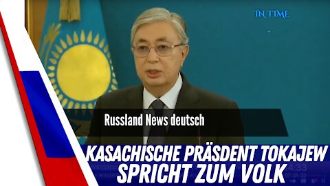 Präsident Tokajek spricht zum Volk.