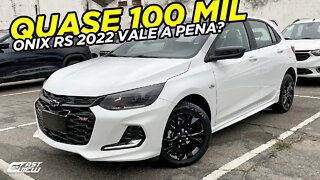 CHEVROLET ONIX RS 1.0 TURBO 2022 É LINDO E ECONÔMICO MAS NÃO TRAZ ITENS IMPORTANTES...VALE A PENA?