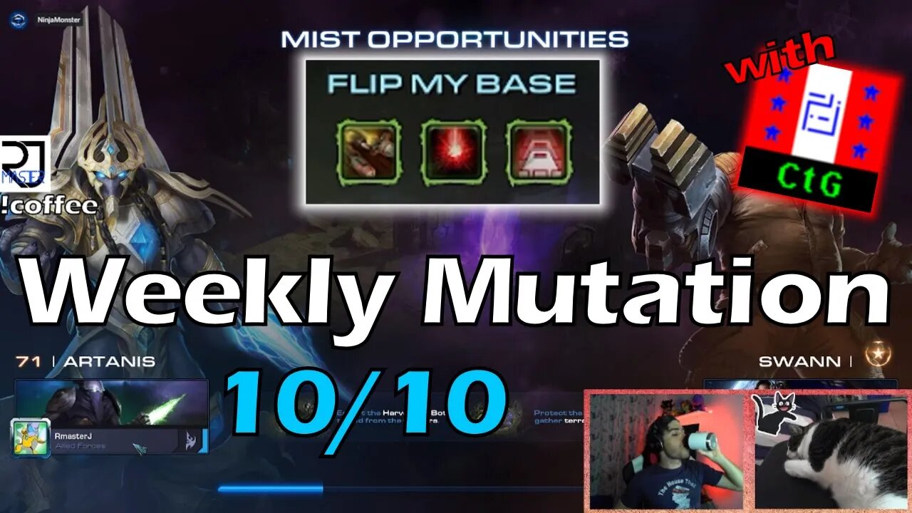 Flip My Base - Starcraft 2 CO-OP Weekly Mutation w/o 10/10/22 !!!CtG!!!